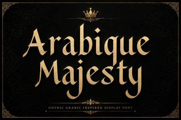 Arabique Majesty: A Display Font for Editorial Elegance