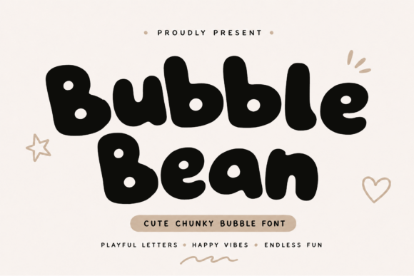 Bubble Bean: A Display Font That Makes Your Headlines Pop