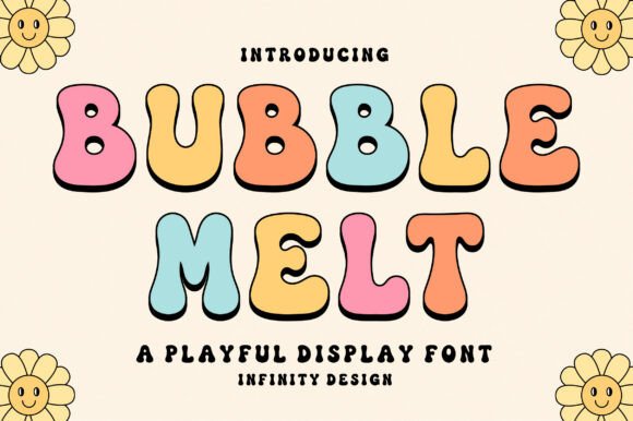 Bubble Melt: A Playful Display Font That Lifts Digital Branding