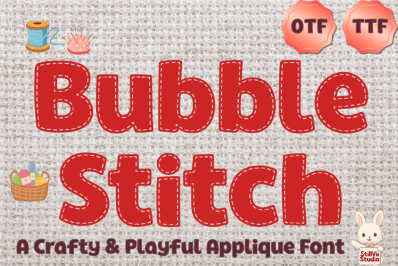 Bubble Stitch: A Playful, Polished Display Font for Small Brands