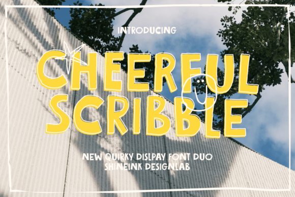 Cheerful Scribble: A Display Font That Makes Your Brand Feel Like It’s Smiling