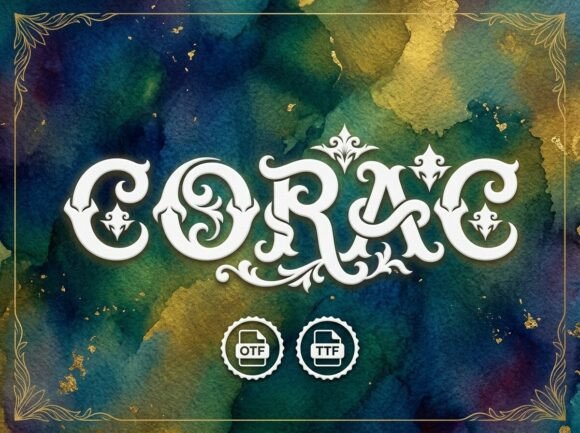 Corac: A Standout Display Font for Handmade Creators