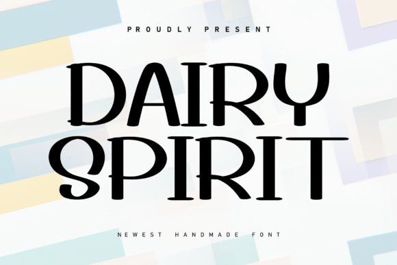 Dairy Spirit: A Handwritten Display Font for Digital Branding