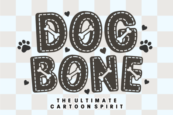 Dog Bone: A Playful Display Font with Heart