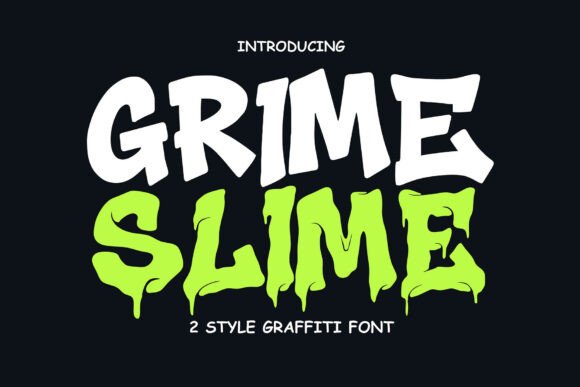 Grime Slime: A Rugged Display Font with Editorial Grit