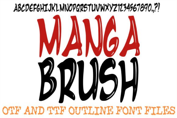 Manga Brush: A Display Font That Screams “Action” in Every Campaign