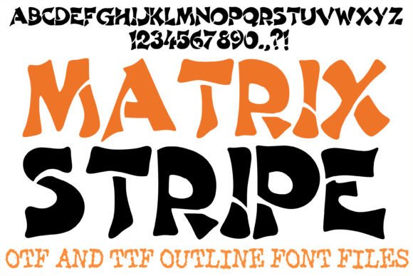 Matrix Stripe: A Display Font That Makes Your Brand Feel Intentional