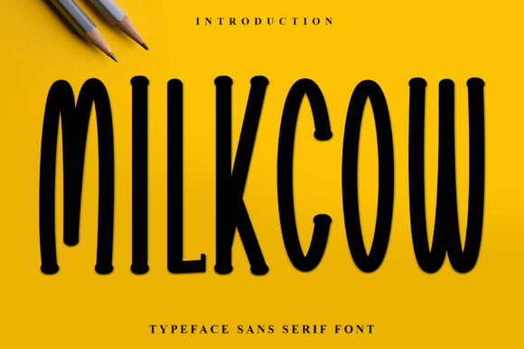 Milkcow: A Festive Display Font for Scroll-Stopping Campaigns
