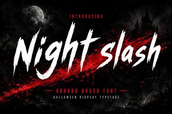 Night Slash: A Horror Display Font That Commands Attention