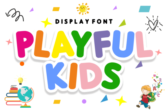 Playful Kids Font: A Bubbly Display Typeface for Joyful Branding