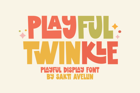 Playful Twinkle: A Display Font That Feels Like a Smile