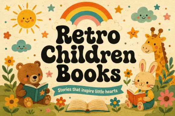 Retro Children Books Display Font for Web Design