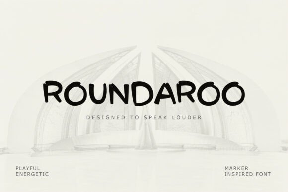 Roundaroo: A Playful Display Font for Editorial Charm