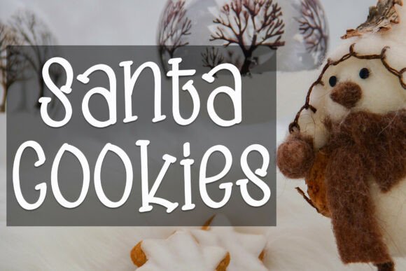 Santa Cookies: A Display Font That Adds Warmth to Digital Branding