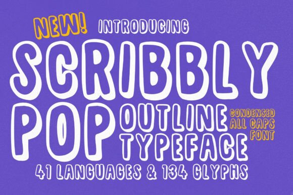 Scribbly Pop: A Playful Display Font That Makes Your Brand Feel Like Home