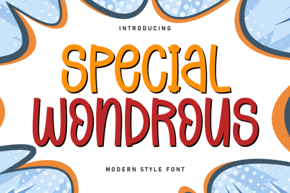 Special Wondrous: A Playful Display Font for Handmade Creators
