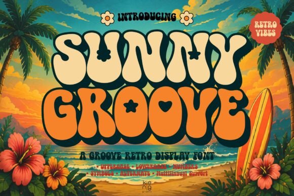 Sunny Groove: A Retro Display Font That Feels Like Sunday Morning