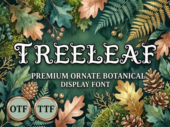Treeleaf: A Premium Display Font for Warm, Trustworthy Branding