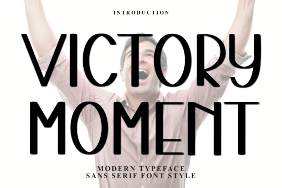 Victory Moment: A Display Font That Elevates Handmade Products